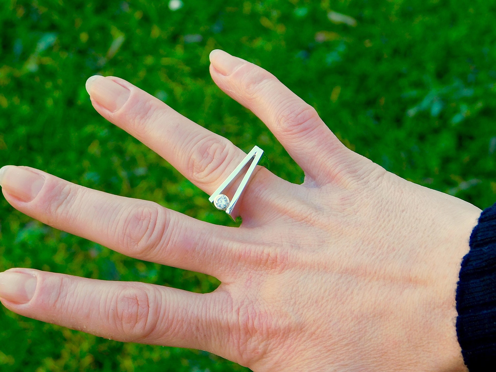 Solitaire Ring: Alternate Engagement Ring For Women, Moissanite Promise Ring