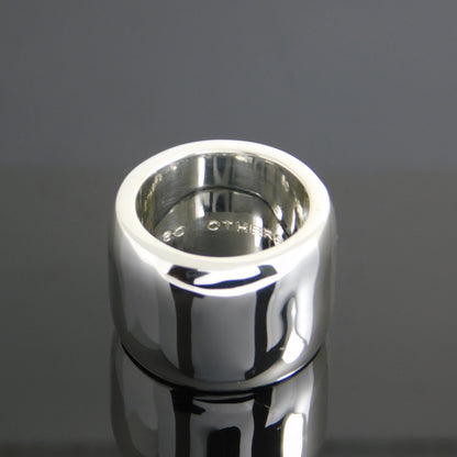 Heavy Band Ring: Chunky Silver Wedding Band, Statement Jewelry