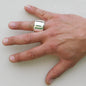 Heavy Band Ring: Chunky Wedding Band, Statement Jewelry
