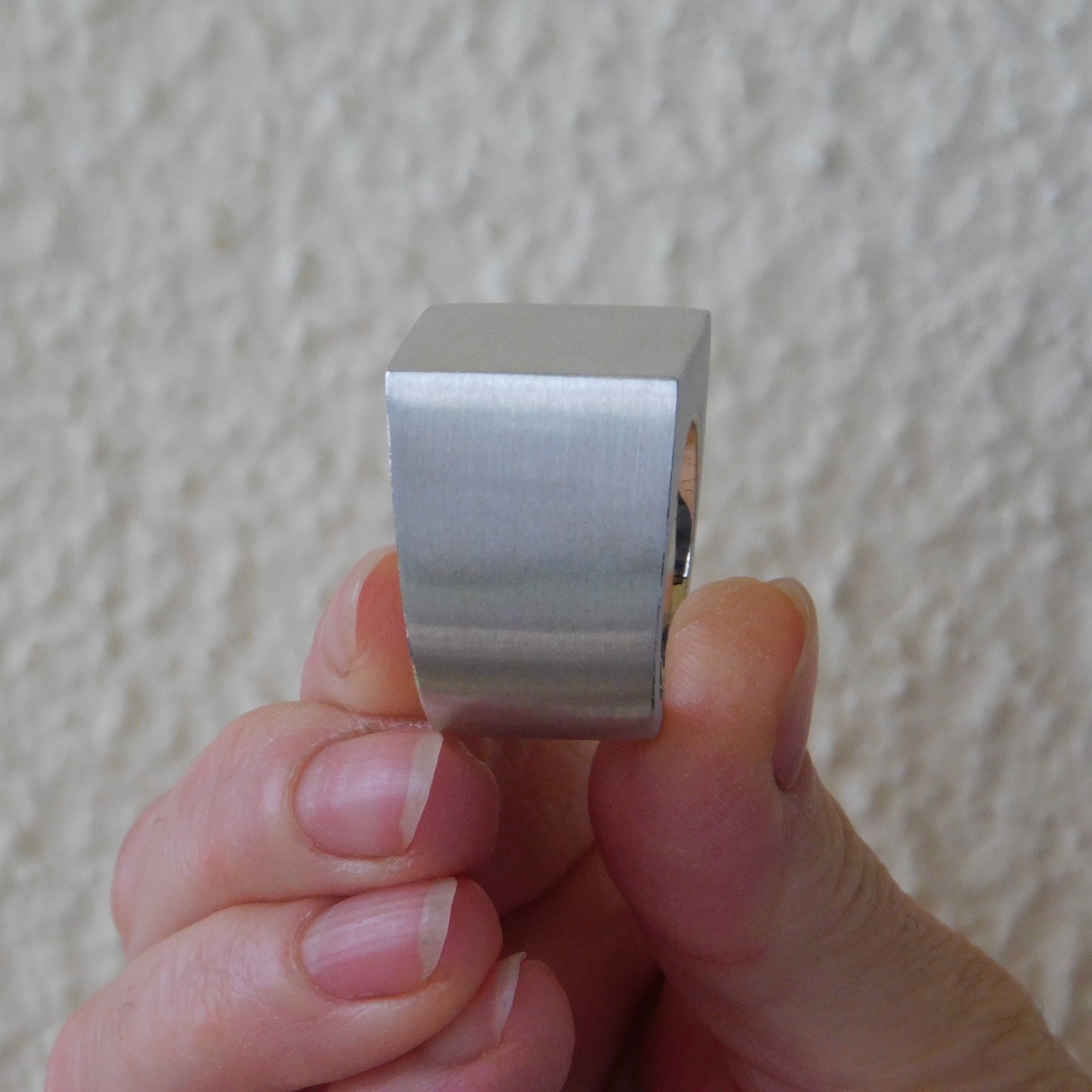 Heavy Signet Ring, Chunky Mens Ring, Silver AG 950
