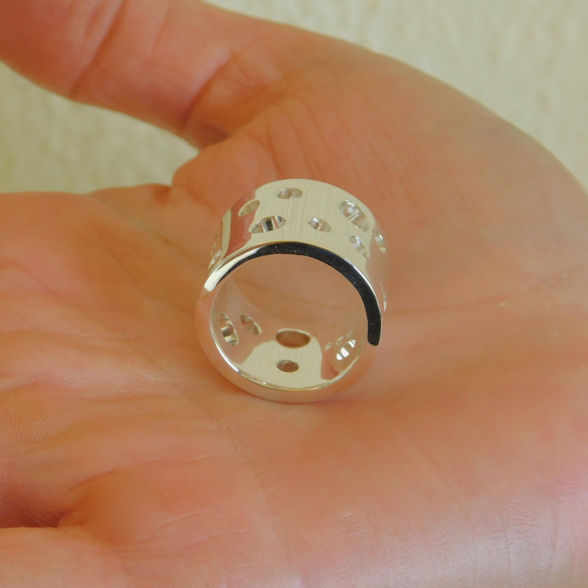 Band Ring Silver: Wide Band Statement Ring, Modern Jewelry