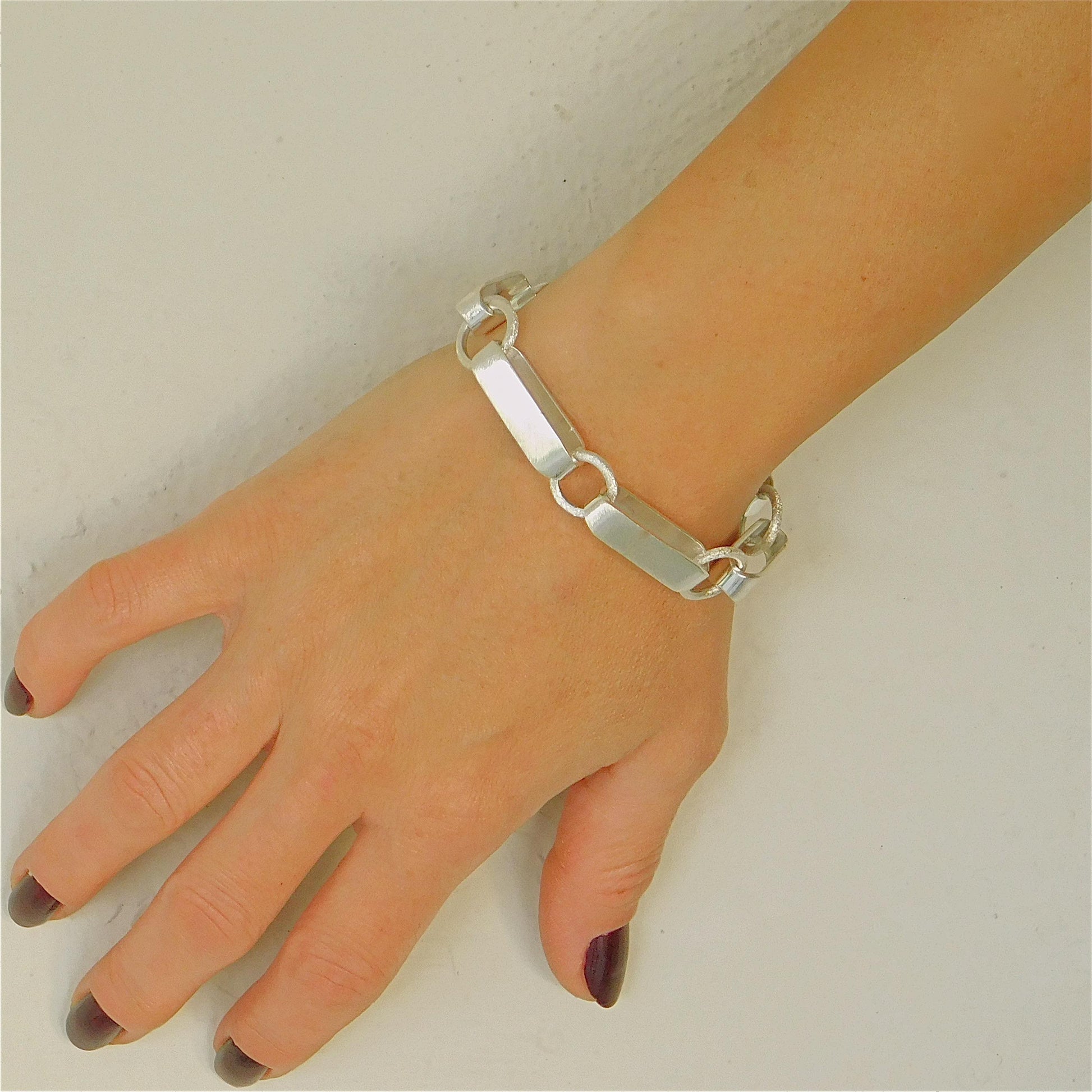 Large Link Bracelet, Chunky Link Wristlet