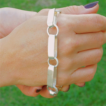 Large Link Bracelet, Chunky Link Wristlet