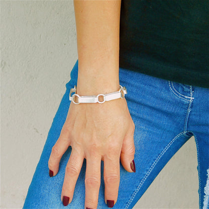 Large Link Bracelet, Chunky Link Wristlet