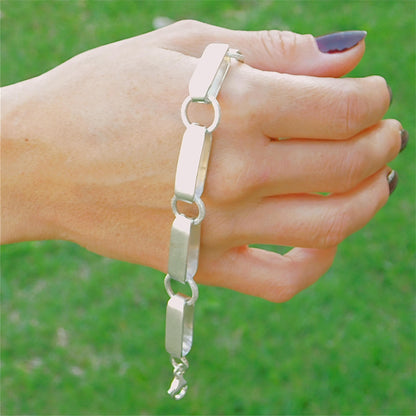 Large Link Bracelet, Chunky Link Wristlet