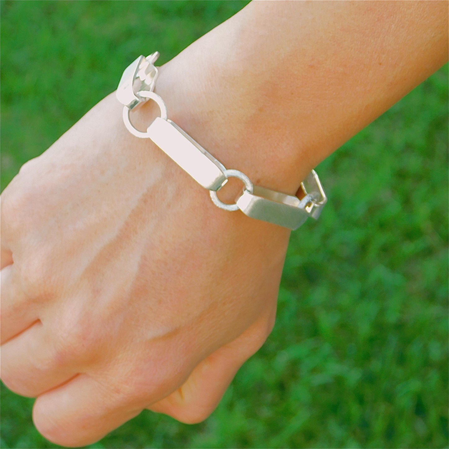 Large Link Bracelet, Chunky Link Wristlet
