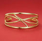Cuff Bracelet For Women – Modern Open Bangle, Minimalist Statement Jewelry, Asymmetric Wristlet