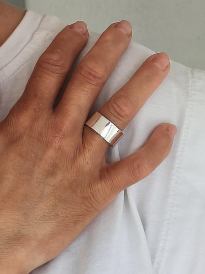 Wedding Bands Silver: Silver AG950 Band Rings in Multiple Width Options to choose