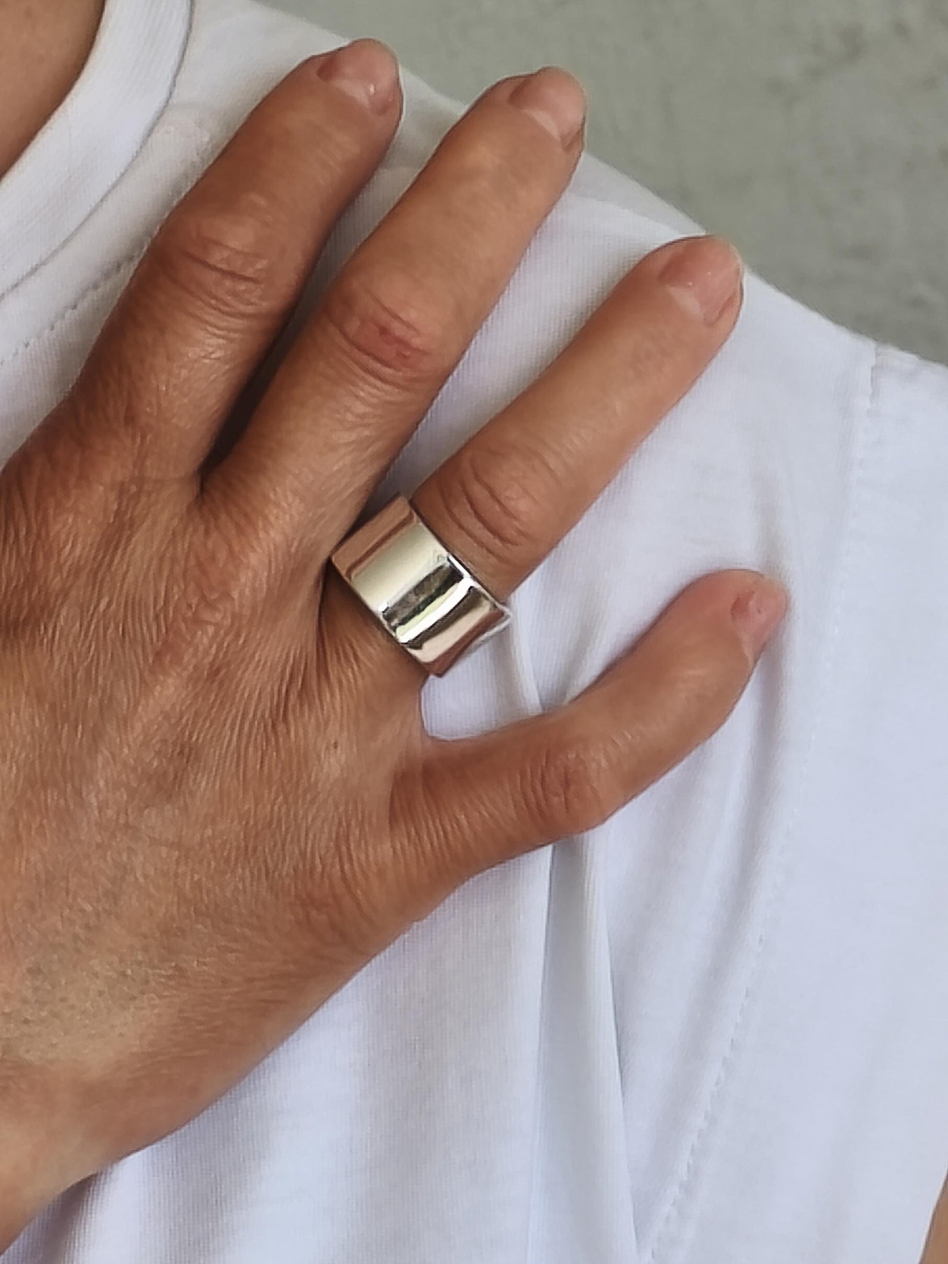 Wedding Bands Silver: Silver AG950 Band Rings in Multiple Width Options to choose