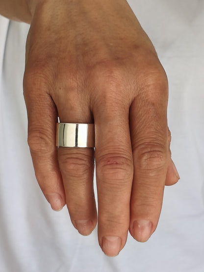 Wedding Bands Silver: Silver AG950 Band Rings in Multiple Width Options to choose