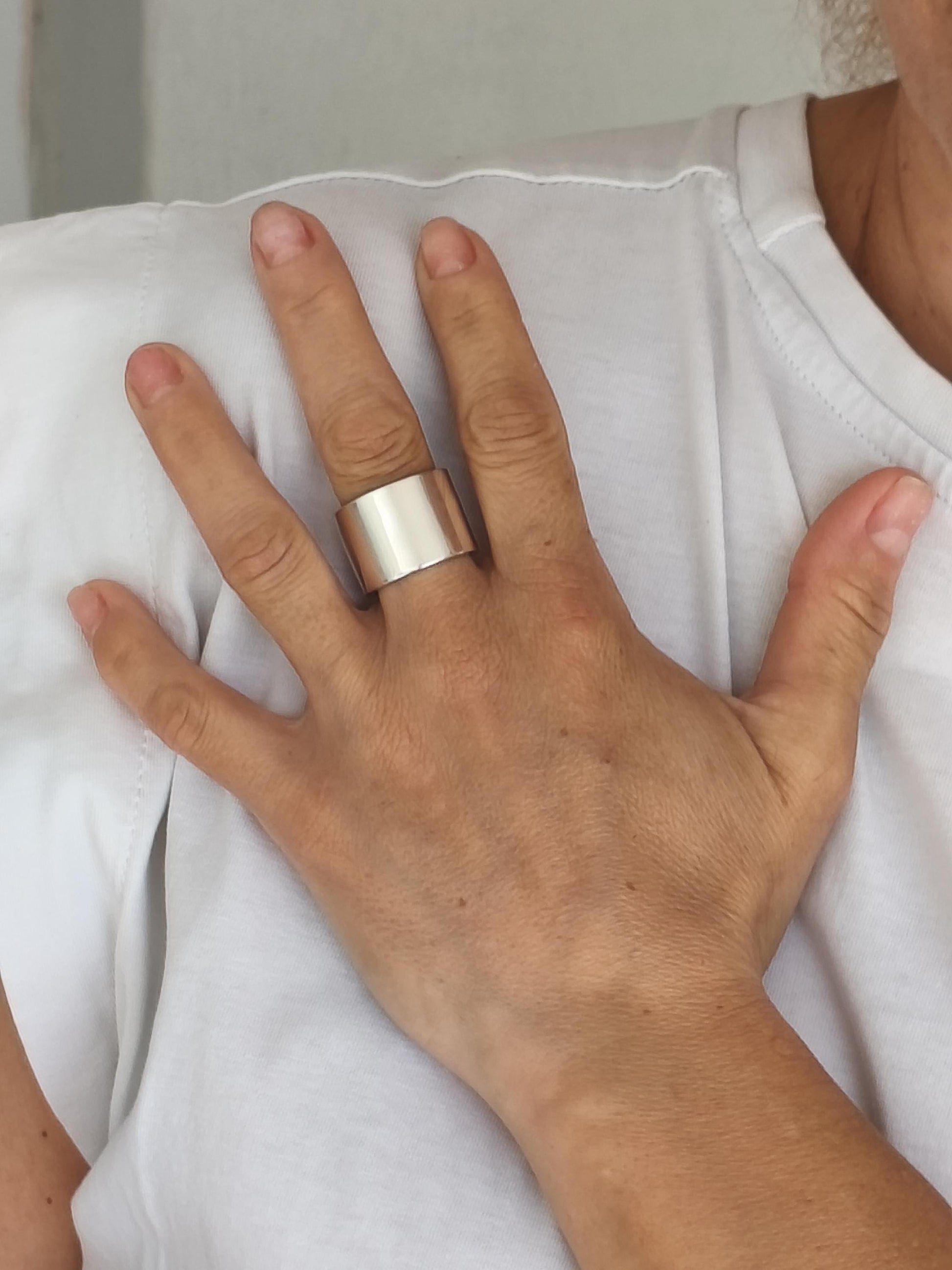 Wedding Bands Silver: Silver AG950 Band Rings in Multiple Width Options to choose