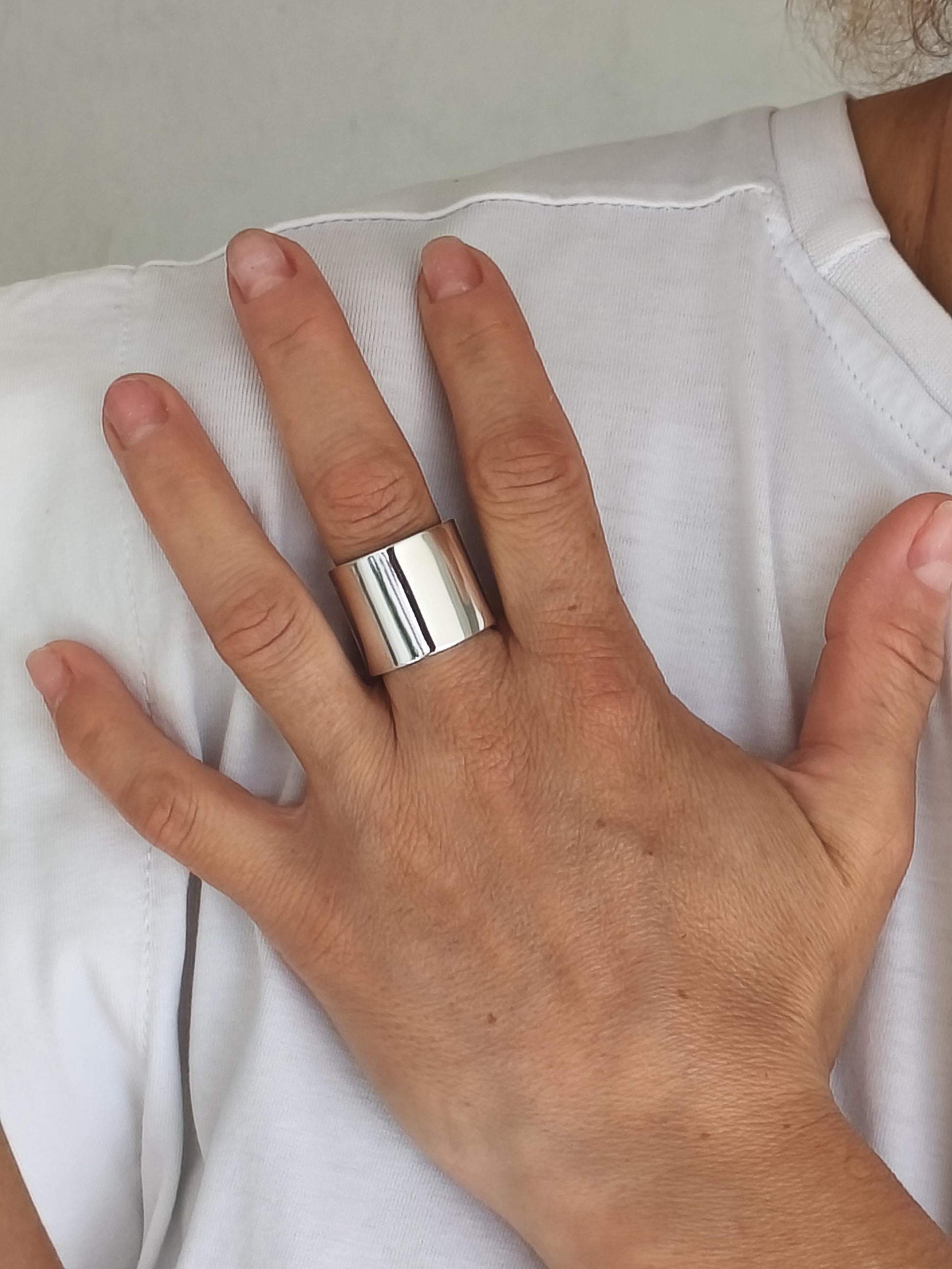 Wedding Bands Silver: Silver AG950 Band Rings in Multiple Width Options to choose
