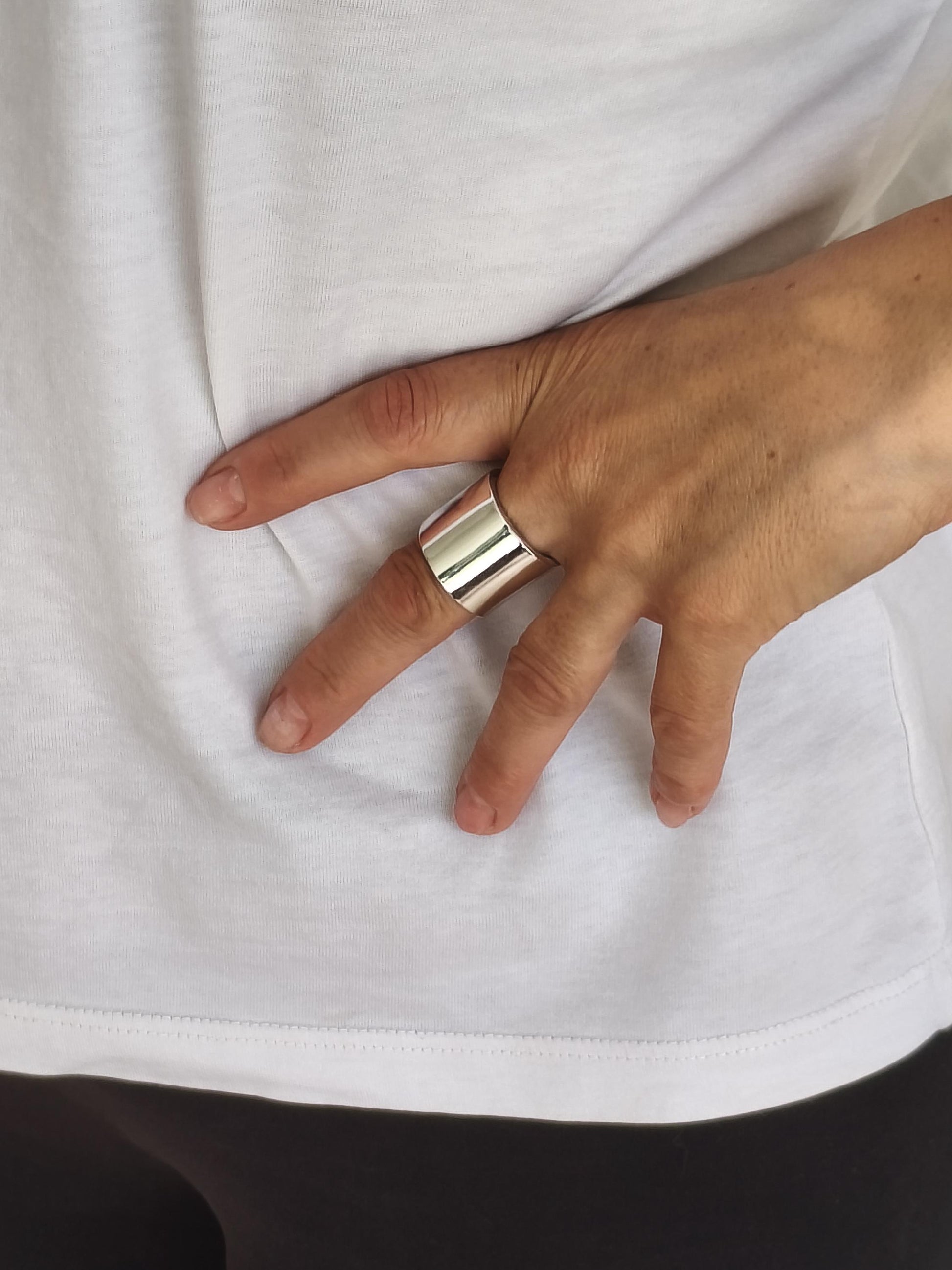 Wedding Bands Silver: Silver AG950 Band Rings in Multiple Width Options to choose