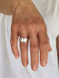 Wedding Bands Silver: Silver AG950 Band Rings in Multiple Width Options to choose