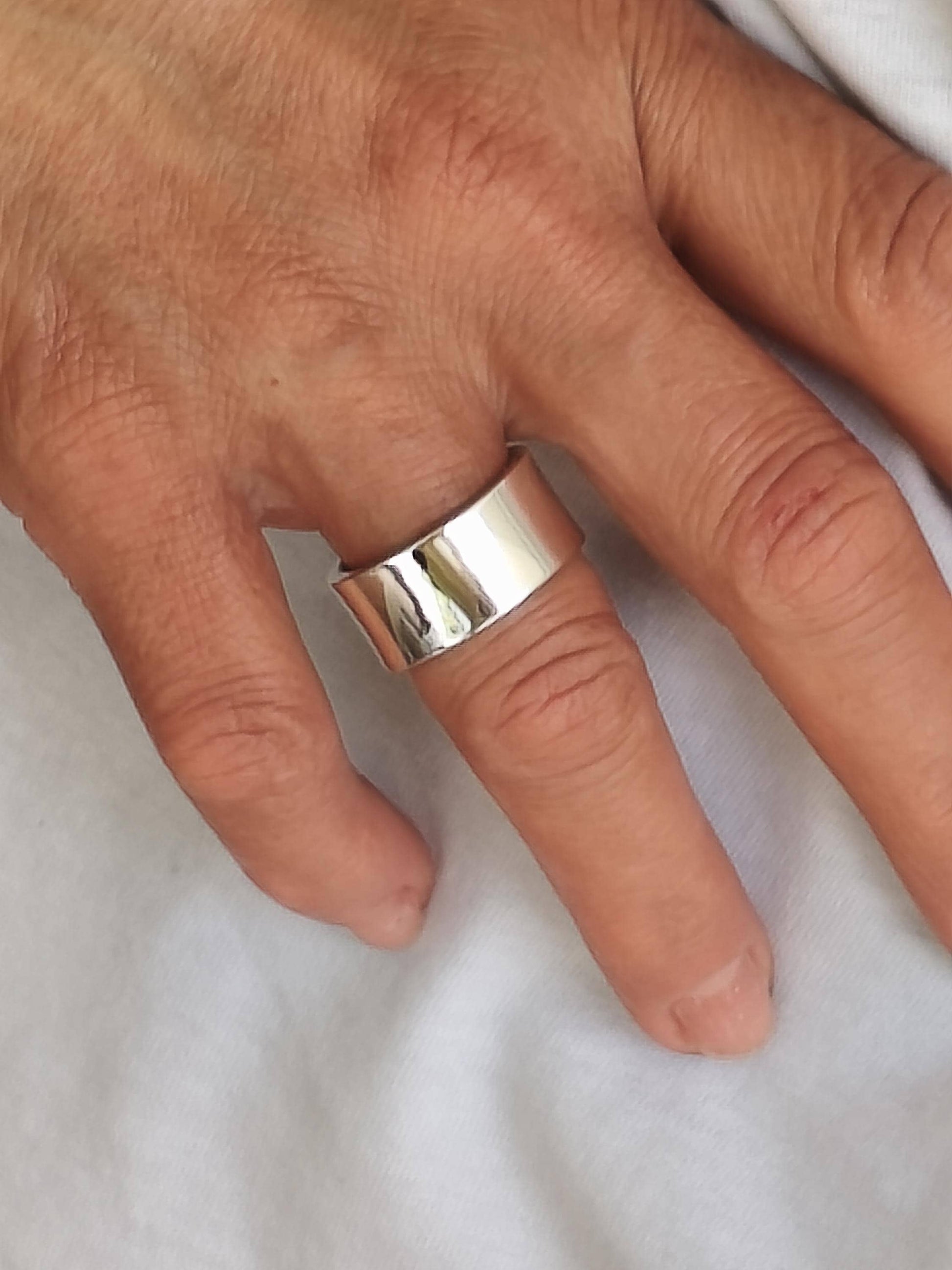 Wedding Bands Silver: Silver AG950 Band Rings in Multiple Width Options to choose