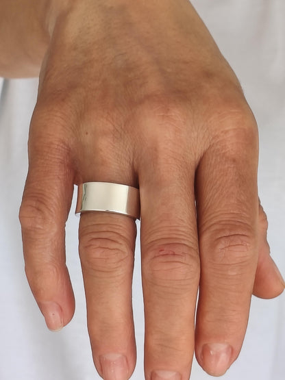 Wedding Bands Silver: Silver AG950 Band Rings in Multiple Width Options to choose
