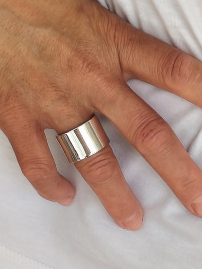 Wedding Bands Silver: Silver AG950 Band Rings in Multiple Width Options to choose