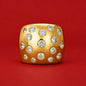Wide Silver Statement Ring, Multiple Gemstone Band, Silver or Gold Plated