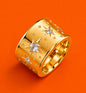 Stardust Band Ring: Chunky Silver AG950 Wedding Band