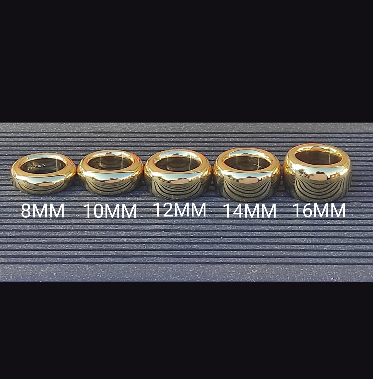 Chunky Gold Band Ring: Minimalist Statement Jewelry, Handmade by Elisa Kuno, Gold Alternative